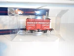 Bachmann 37-177 Benzol Plank Wagon. As New Cond. Metal Wheels. Oo Scale. Box. Fixed Price $17.47.