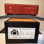 Sunset 2-RAIL Brass #380459 Baltimore Ohio B&o Red Wagon Top Box Car New. Fixed Price $160.00.