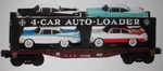 Lionel Evans Auto Loader 6-19489, Four Diecast Vehicles Gauge,nyc Route 66 New. Fixed Price $65.00.