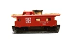Ahm Ho 36' Scale Santa Fe 7240 Railroad Cupola Caboose With Stovepipe Chimney. Fixed Price $12.75.
