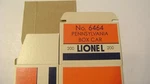 Lionel 6464-200 Pennsylvania Licensed Reproduction Box Car. Fixed Price $9.95.