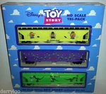 Disney Toy Story Express Tri-pack Ho Scale Train Cars Set 1996-1 *new Open Box*. Fixed Price $89.99.