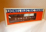 Lionel 6-6205 Canadian Pacific Long Gondola 1983 In Box -- Display Model. Fixed Price $16.00.