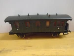 Vintage Fleischmann Ho Scale 2 Axle Green Passenger Coach. Fixed Price $24.99.