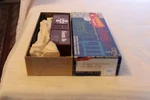 Scale Roundhouse, 40' Box Car, Santa Fe, Brown #277144 Bnos 1106. Fixed Price $24.00.