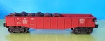 CB30: Postwar Lionel 6462-75 Red Painted Nyc New York Central Gondola W/ Barrels. Fixed Price $27.95.
