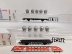 Rklin H0 Ac 2X Flat Cars House To Db Nem Kkk 48532 48533 Mint Box #DV369-1. Fixed Price $77.46.