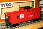 Tyco 320L Ho Scale 8 Wheel Wide Vision "santa Fe" Caboose. Fixed Price $12.99.