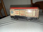 Marx Gauge Tin Litho Colorado Southern 555 Refrigerator Car With Sliding Doors. Fixed Price $14.00.