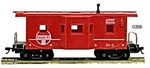 Ho Scale At&sf 36' Bay Window Caboose Model Power New Box 98241. Fixed Price $9.00.