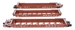 Walthers Ho Scale Articulated 3-UNIT 53' Well Car Bnsf #211509 910-55817. Fixed Price $116.85.