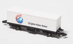 Marklin Z-scale Container Car For Red Cross Switzerland Metal Wheels. Fixed Price $34.99.