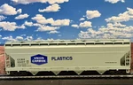 Athearn 1921 4 Bay Center Flow Hopper Union Carbide Ccbx 55227 Kadees. Fixed Price $24.99.
