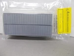 A-line # 25100 Undecorated 40' Containers Ribbed Nip Ho Scale Lot. Fixed Price $9.00.