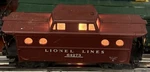 Lionel Postwar Gauge Lines Illuminated Porthole N5C Caboose #64273. Fixed Price $39.99.