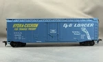 Athearn Evans Equipment- 50' Plug Door Box Car + Wgt # 6003 W/kadees. Fixed Price $7.14.