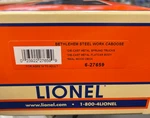 Lionel 27659 Bethlehem Steel Work Caboose, New. Fixed Price $149.99.