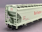 Athearn Acf Center Flow Covered Hopper Burlington Cb&q #184507 HO5490. Fixed Price $17.71.