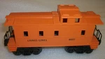 Lionel Postwar Scarce 6057-50 Lines Orange Caboose C-8 Ln. Fixed Price $60.00.