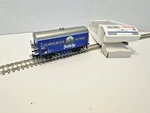 H0 Scale, Marklin #4421 Dunkel Freight Car, Boxed, Ac 1:87, Excellent Condition. Fixed Price $18.15.