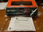 Lionel 6-52342 Lots 2004 Southern Stock Car W/pig Sounds Nib Scale. Fixed Price $110.00.