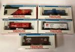 Walthers Trainline Ho Scale Lot Of 5 Cars Mint Box. Fixed Price $69.47.