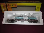 Mth 30-76678 Illinois Central Flat Car (2) Vw Bus,. Fixed Price $55.99.