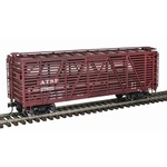 Atlas 'o' Trainman 2002415-2 40' Santa Fe Stock Car #28117, 3RL, Gauge, Nib. Fixed Price $64.95.