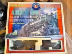 Lionel Gauge Area 51 Alien Spaceship Recovery Set 6-30087 (0-8-0 Locomotive). Fixed Price $349.99.
