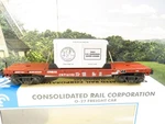 Mth Trains Railking 33-7613 Conrail Flat W/load- 2004 Harriman Safety Award- B19. Fixed Price $56.66.