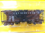 Kadee 8310 Clinchfield Road 2 Bay Covered Hopper Is New Box. Fixed Price $30.00.