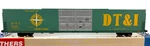 Ho Walthers 932-3516 Pullman Standard 86' Hi-cube Boxcar 4 Door Dt&i 26300 Green. Fixed Price $54.99.