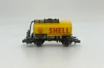 Scale Minitrix 15655 Shell Tank Car No Box. Fixed Price $34.99.