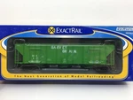 Exactrail Garvey Grain Evans 4780 Cu Ft 3-BAY Covered Hopper Ggix #221. Fixed Price $35.00.