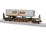 Lionel 2326420 Gauge 50' Tofc Lines Flatcar With Play World Trailer. Fixed Price $149.99.