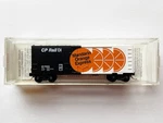 N-scale Micro-trains #74020 Cp Rail "mandarin Orange Express" 40' Box Car. Fixed Price $18.00.
