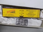 Accurail Doggie Dinner / Simpson Products 40' Reefer Car # 60129 Kit Ho Scale. Fixed Price $16.00.