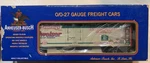 K-line Anheuser Busch Budweiser Beer Christmas Reefer Car! & O-27 Gauge. Fixed Price $35.00.