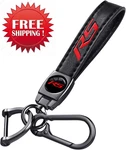 Genuine Leather Car Keychain For Chevy Camaro Rs Ring Lanyard Fob Holder. Fixed Price $10.99.