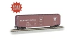 Bachmann Silver Series Ho Scale 50' Plug-door Boxcar Pennsylvania Prr #21008. Fixed Price $38.99.