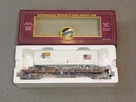 Mth 94289 Santa Fe Flatcar W/ 40' Trailer 20-98117 In Box Ts. Fixed Price $69.99.