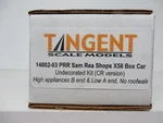 Tangent -ho Prr Sam Rea Shops X58 Box Car "undecorated" Kit (cr Version) Nib. Fixed Price $59.46.