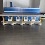 Mth Gauge 3 Rail Greyhound Bus Station Building For Train Set Layout. Fixed Price $119.99.