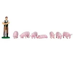 Bachmann Thomas The Tank Engine - Farmer Trotter & Pigs 33305 New Nib. Fixed Price $12.58.