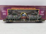 Mth 20-92240D Us Army 60' Flat Car W/ 2X Bradley Fighting Vehicles (tanks) Video. Fixed Price $114.99.