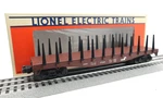 Lionel, O, 6-17501, Conrail, Flat Car With Stakes, C-8 Ln/ob. Fixed Price $27.87.
