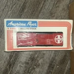 American Flyer Gauge Santa Fe Box Car. 4-9700. Fixed Price $70.00.