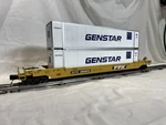 Mth Premier Ttx Husky Stack (560015) With Genstar Containers 20-95173 Mint Unrun. Fixed Price $84.95.