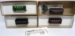 Scale Mdc Roundhouse 26' Ore Cars, Various Roadnames, Lot 4 Unbuilt Kits. Fixed Price $40.00.