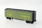 Micro Trains 49570 Canadian National 40' Wood Reefer Vertical Brake Wheel. Fixed Price $31.66.